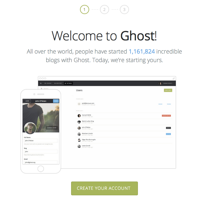 Welcome to Ghost